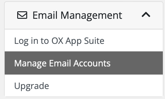 Login into OX App Suite